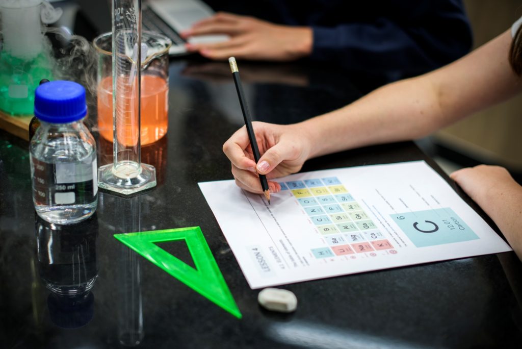 Chemical school class learning